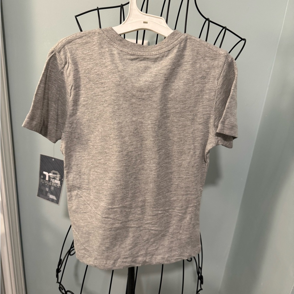 New Miami Hurricanes V neck gray girls t shirt Small S 6/6X University - Picture 9 of 9